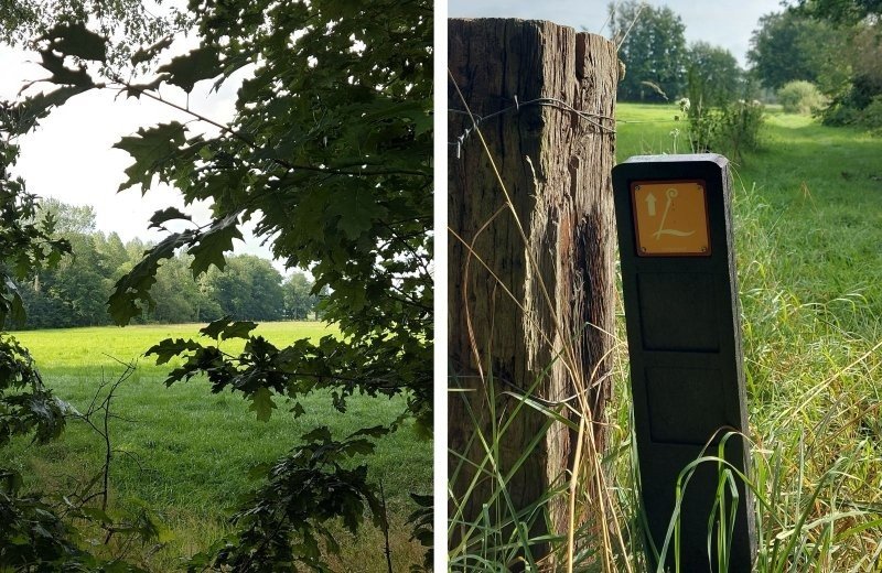 Nabij onze kleine camping